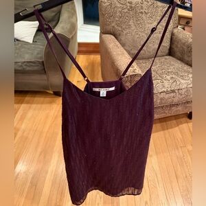 Miami Plum Shimmer Mini Dress XS